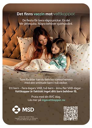 Bild för Affisch Vattkoppor prickigt BVC
