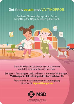 Bild för Affisch Vattkoppor prickigt & det kliar – Vaccinatör