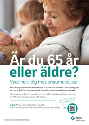 Bild för Pneumokockaffisch för info. till patienter – utan prisinformation – variant 2